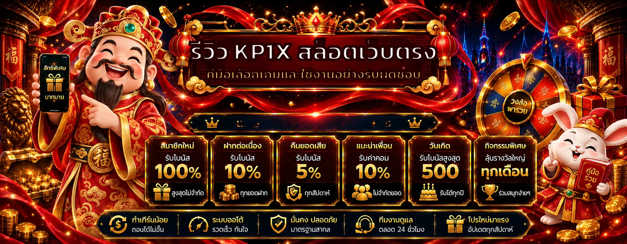 KP1X รีวิวสล็อตเว็บตรง เลือกเกมและใช้งานอย่างรับผิดชอบ